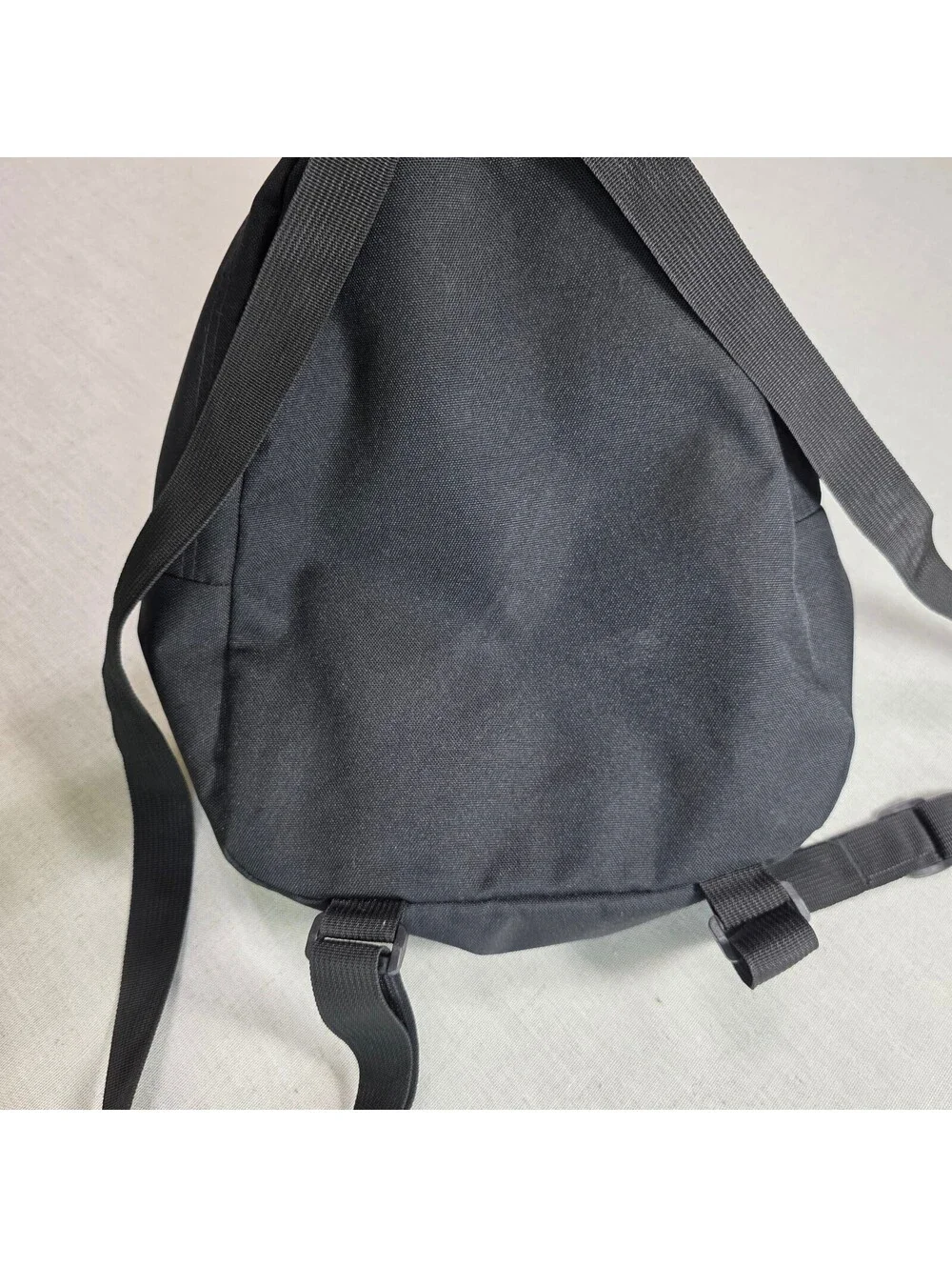JanSport Half Pint Mini Backpack Black Zipper Shoulder Bag Small Purse Handbag